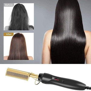 Electric pressing clearance comb