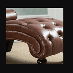 Figure It Out Chaise Sofa Bonded Leather - Figure  It Out Furniture