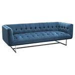 Modern Velvet Sofa 3 Seater - Figure  It Out Furniture