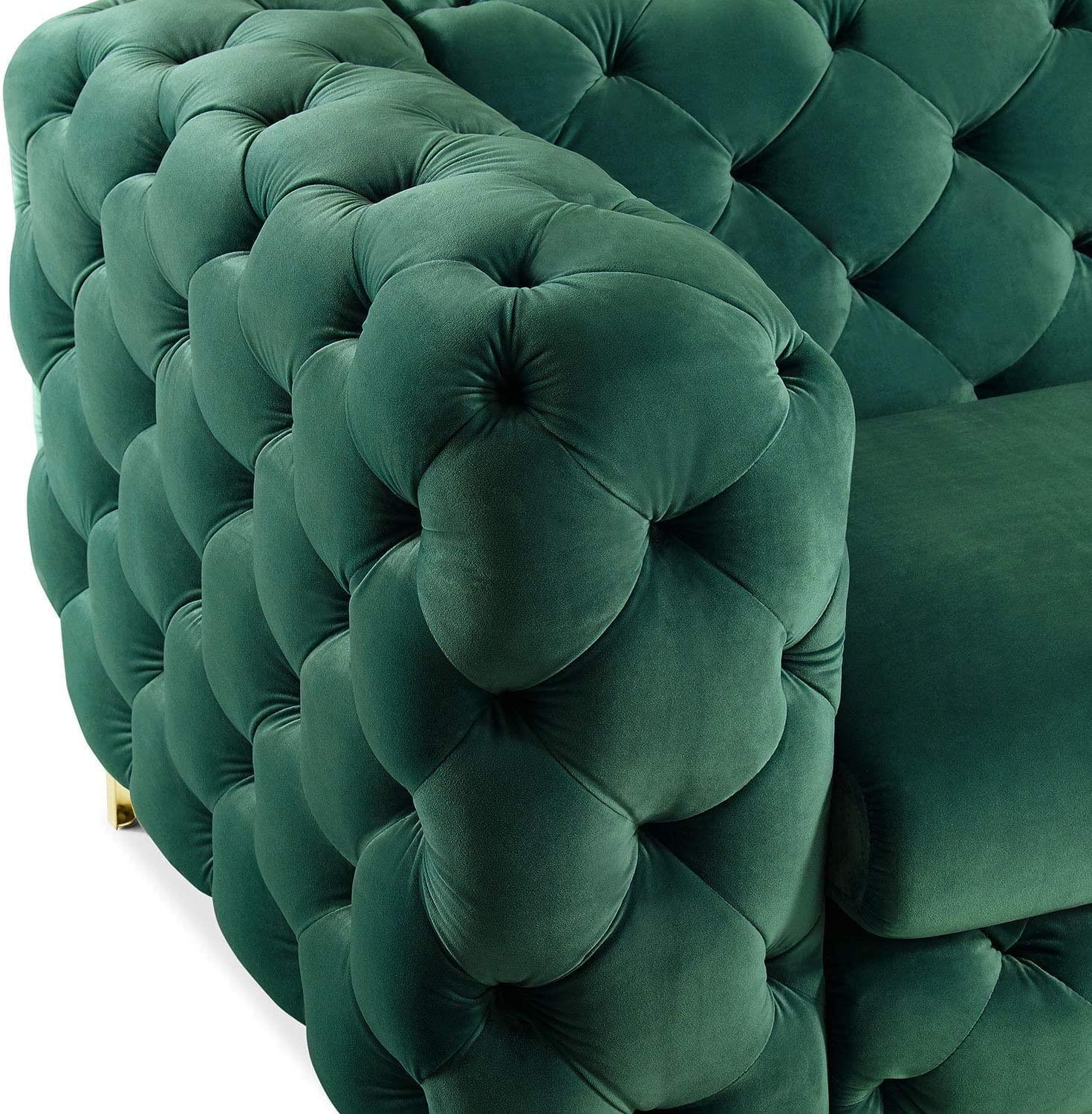 Briaton luxury Chesterfield 4pc sofa cream - Figure  It Out Furniture