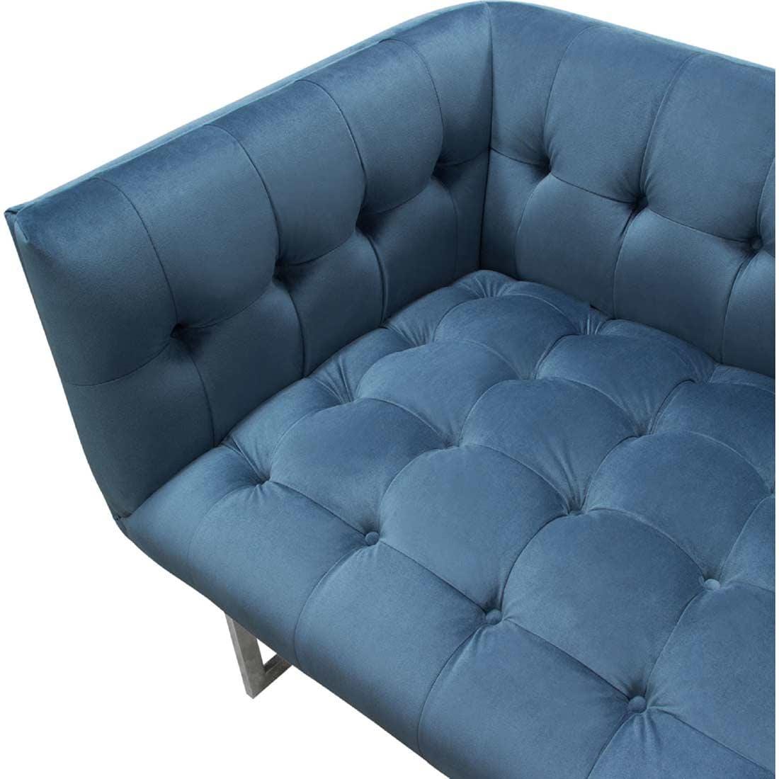 Modern Velvet Sofa 3 Seater - Figure  It Out Furniture