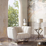 Bozza Venus Cream Sofa & Chair 2PC Set - Figure  It Out Furniture