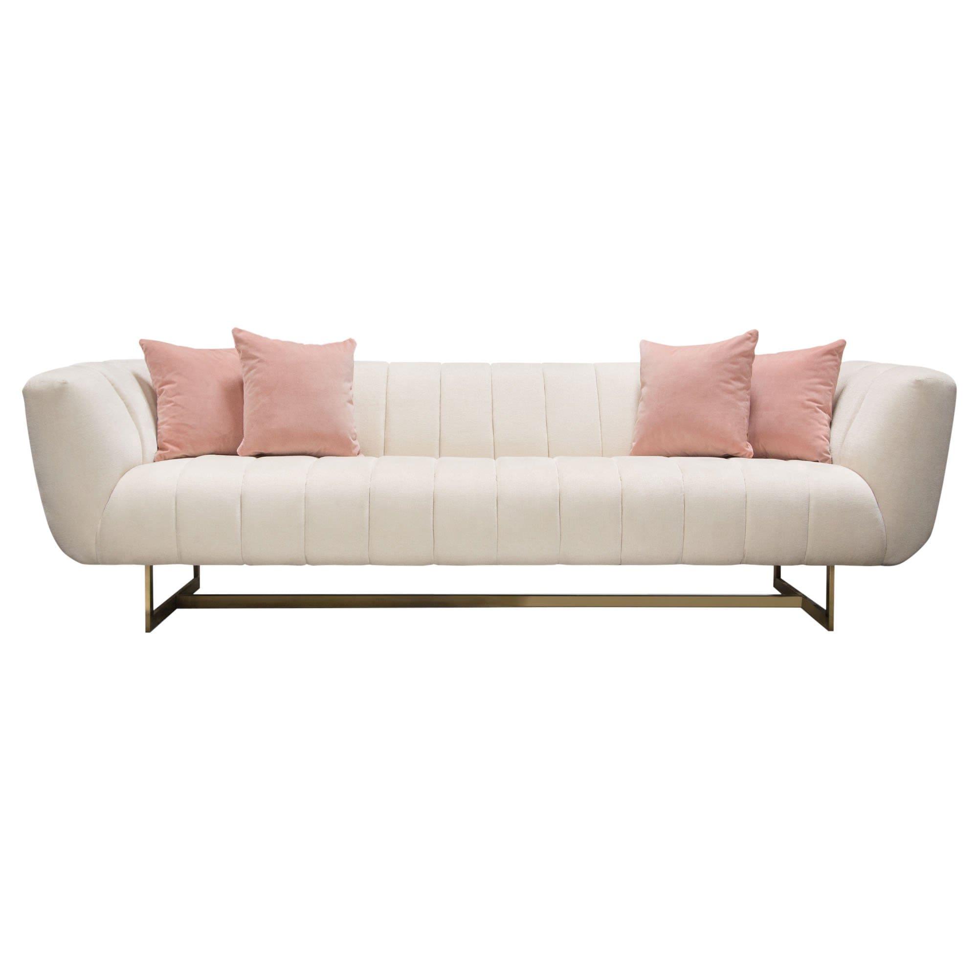 Bozza Venus Cream Sofa & Chair 2PC Set - Figure  It Out Furniture